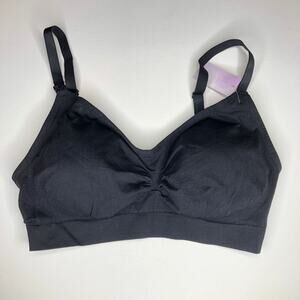 I Love Sia Black Nursing Bra New XL